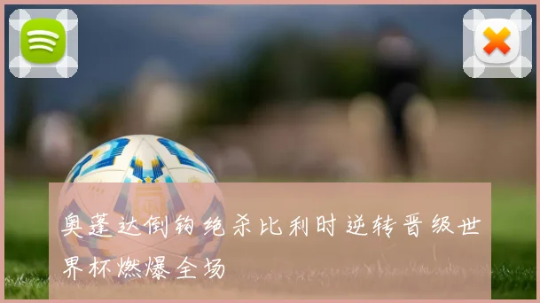 奥蓬达倒钩绝杀比利时逆转晋级世界杯燃爆全场